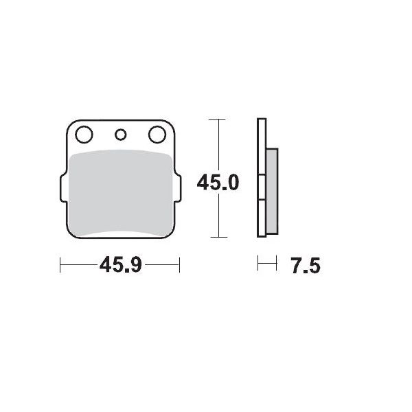 Brake pads Motomaster Racing Brake Pads Offroad 091411