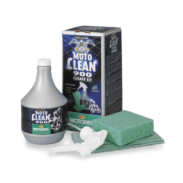 Maintenance Motorex MOTO CLEAN 900 KIT - 1L