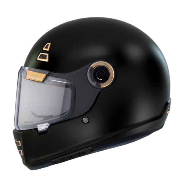Casti Moto Integrale MT Helmets Casca Moto Full-Face/Integrala Jarama A1 Retro Cafe Racer Black Matt 2023