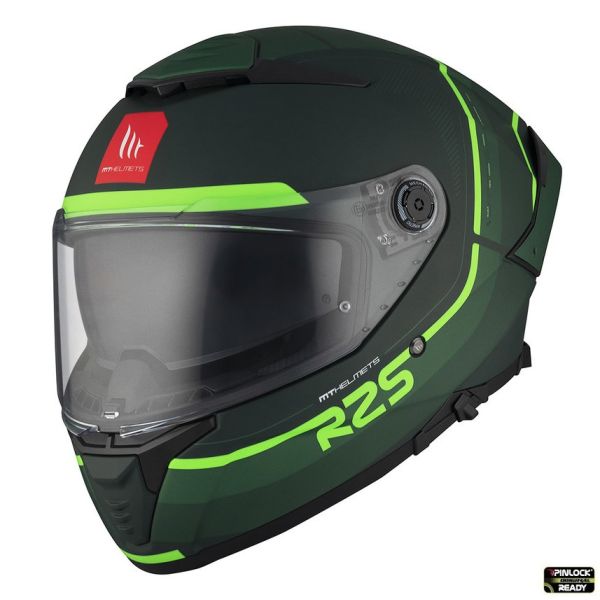Casti Moto Integrale MT Helmets Casca Moto Full-Face/Interala Thunder 4 SV R25 C6 Matt Green