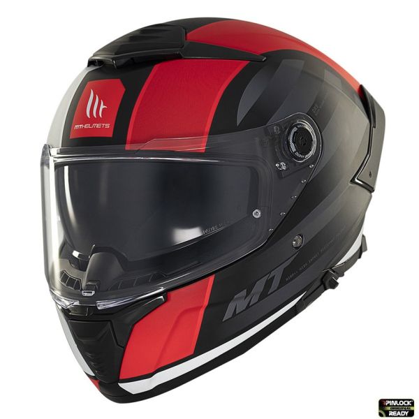 Casti Moto Integrale MT Helmets Casca Moto Full-Face/Interala Thunder 4 SV Treads B5 Black/White/Matt Red