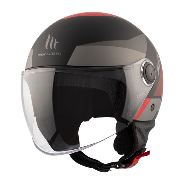 Casti Moto Jet (Open Face) MT Helmets Casca Moto Open Face/Jet Street S A0 White Gloss