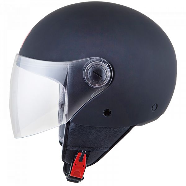 Jet helmets MT Helmets Moto Open Face/Jet Street Solid A1 Matt Black Helmet 2021