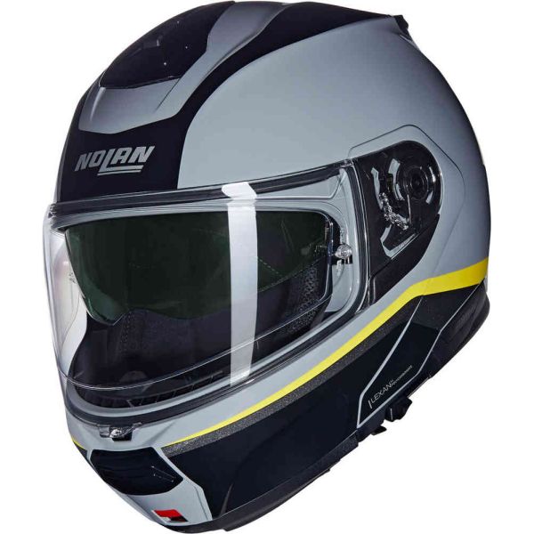 Flip up helmets Nolan Flip-Up Moto Helmet N100-6 Incognito White/Black 25