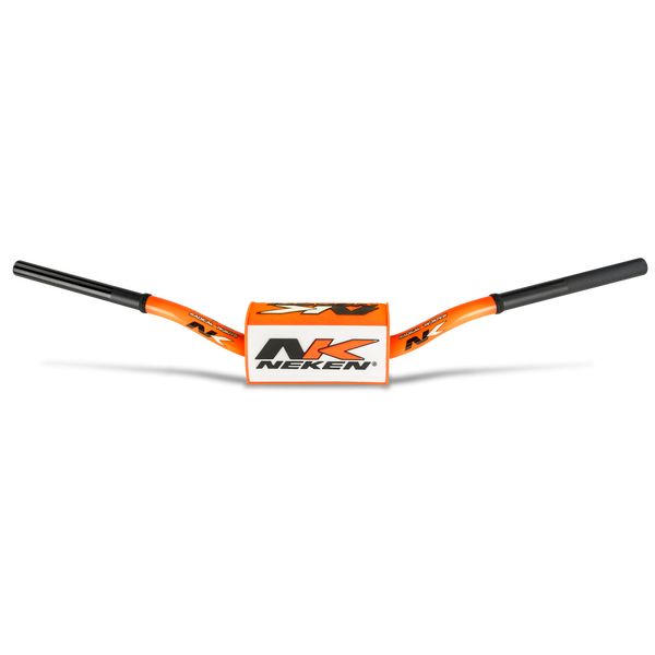 Handlebars Neken Handlebar Conical Design 28 mm YZF Fluorescent Orange White R00101BC-ORW