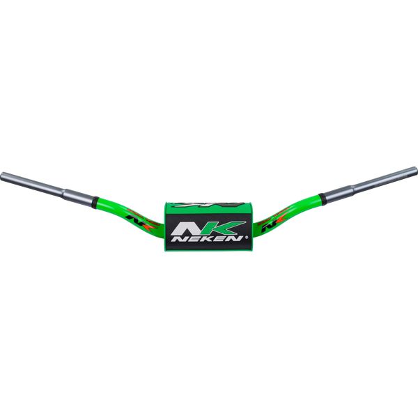 Ghidoane Neken Ghidon SFH Anodized 28.6 mm YZF Black Green SFH00101BC-GRB