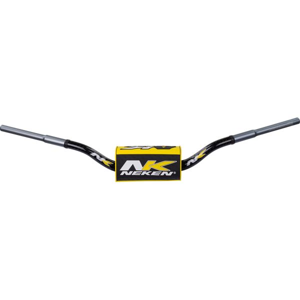 Ghidoane Neken Ghidon SFH Anodized 28.6 mm YZF Black Yellow SFH00101BC-YEB