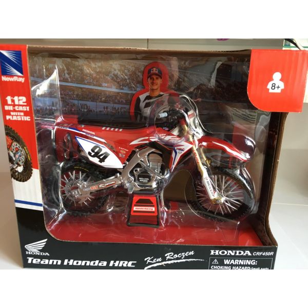 Machete Off Road New Ray Macheta Motor HRC Honda Factory Ken Roczen 94 1:12