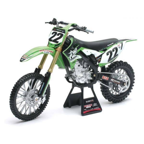 Machete Off Road New Ray Macheta Kawasaki Chad Reed Nr 22 1:12