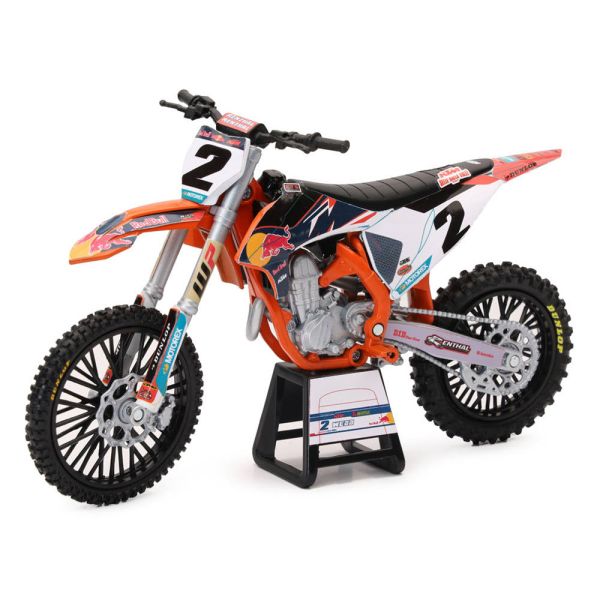 Machete Off Road New Ray Macheta Moto Cooper Webb Red Bull KTM SXF 450 Toy 58353 1:12