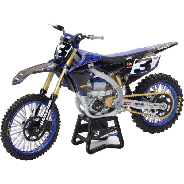Machete Off Road New Ray Macheta Moto Eli Tomac NO 3 Star Raching Yamaha YZF 450 Toy 58323 1:12