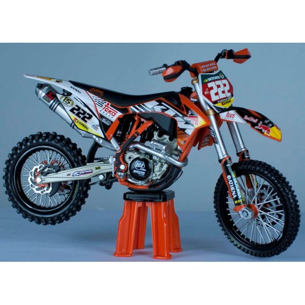 Off Road Scale Models New Ray Scale Model Motor 1:6 KTM T. Cairoli #222