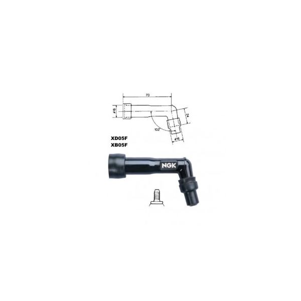 NGK XB05F pipe