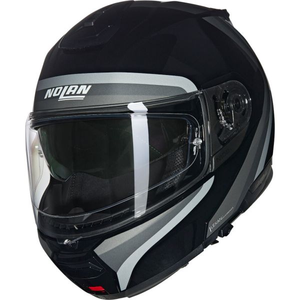 Flip up helmets Nolan Flip-Up Moto Helmet N100-6 Assoluto Black/Silver 25