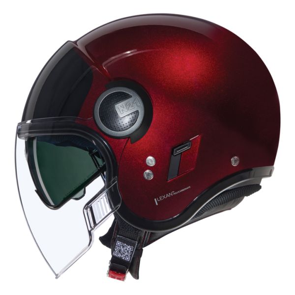 Casti Moto Jet (Open Face) Nolan Casca Moto Jet N21 Visor 06 Verniciatura Speciale 344 Red Glossy 2025