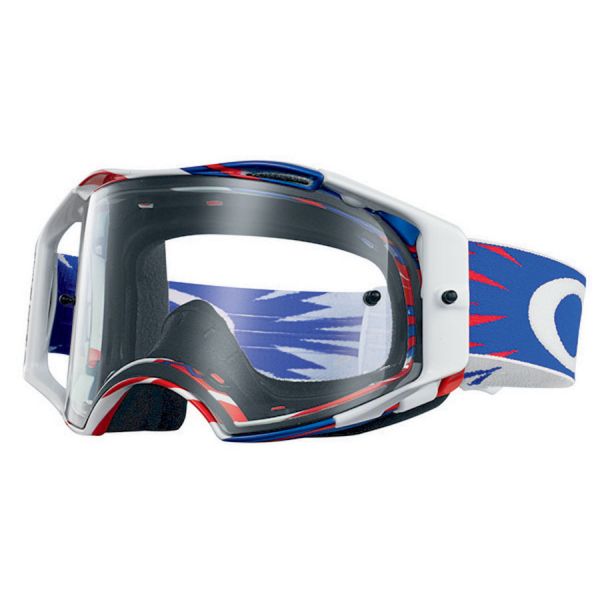 Goggles MX-Enduro Oakley MX Airbrake High Voltage RWB Goggles