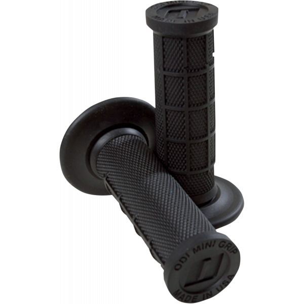 Grips Enduro/MX Odi Rubber Grips Half Waffle Mini Black-H01mmb