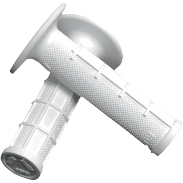 Grips Enduro/MX Odi Rubber Grips Pro Edition Half Waffle White-H01rfsw