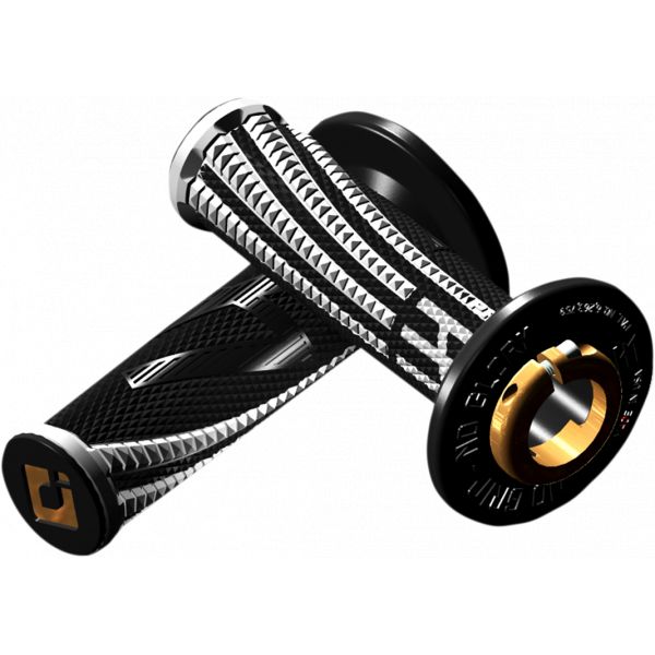 Grips Enduro/MX Odi Emig Pro V2 Lock-on Soft Grip Black/White-H36epbw
