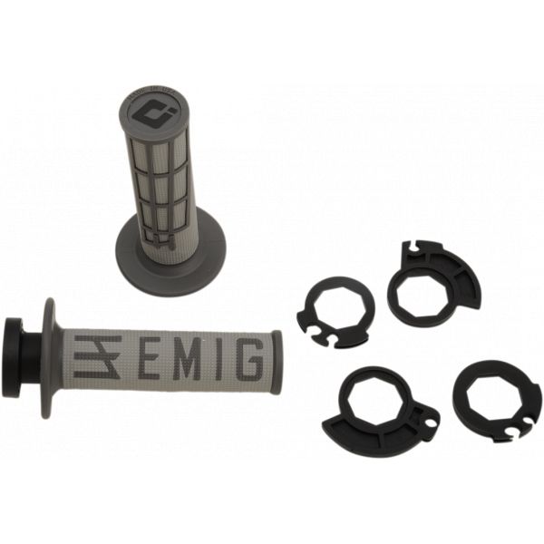 Grips Enduro/MX Odi Emig Racing V2 Half Waffle Grip Gray/Graphite-H36emhg