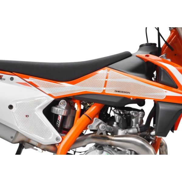 Motorcycle TankPads OneDesign Side Tankpad Wryz250yz450 Clear 43010673