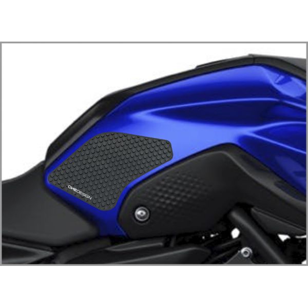 Motorcycle TankPads OneDesign Tank Grip Yamaha Mt-07 '21 Black HDR329