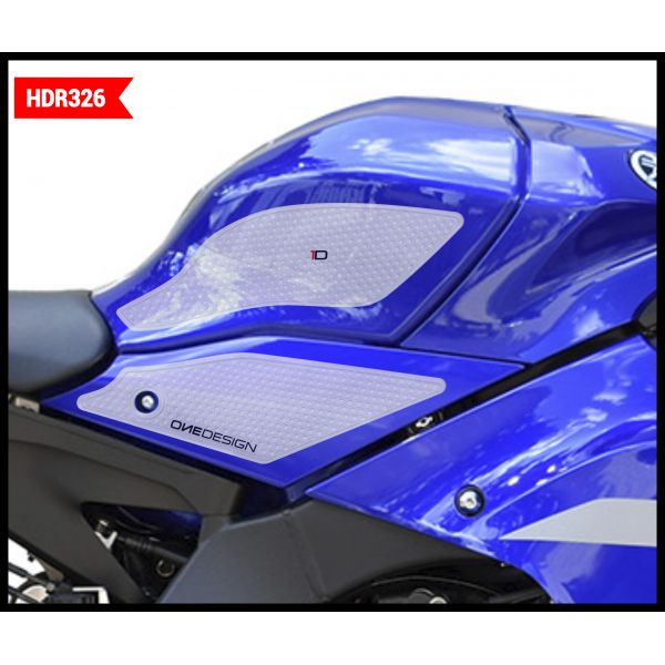 Motorcycle TankPads OneDesign Tank Grip Yamaha R1 '21 Clear HDR326