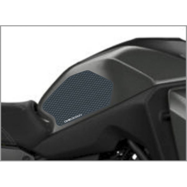 Motorcycle TankPads OneDesign Tank Grip Yamaha Tracer7 '21 Black HDR333
