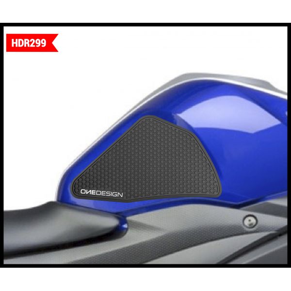 Motorcycle TankPads OneDesign Tank Grip Yamaha Yam R3 Black HDR299