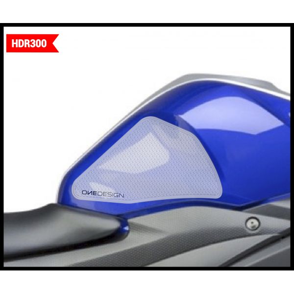 Motorcycle TankPads OneDesign Tank Grip Yamaha Yam R3 Clear HDR300