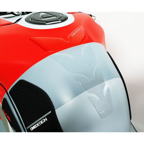 Motorcycle TankPads OneDesign Tankpad Coloured Skull Clear 43010857