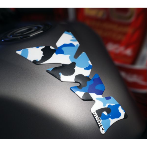 Motorcycle TankPads OneDesign Tankpad Moon Soft Camo Gn Blue	/Multi	/White 43010825