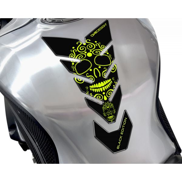 Motorcycle TankPads OneDesign Tankpad Black Edition Sku Black	/Multi	/Yellow 43010688