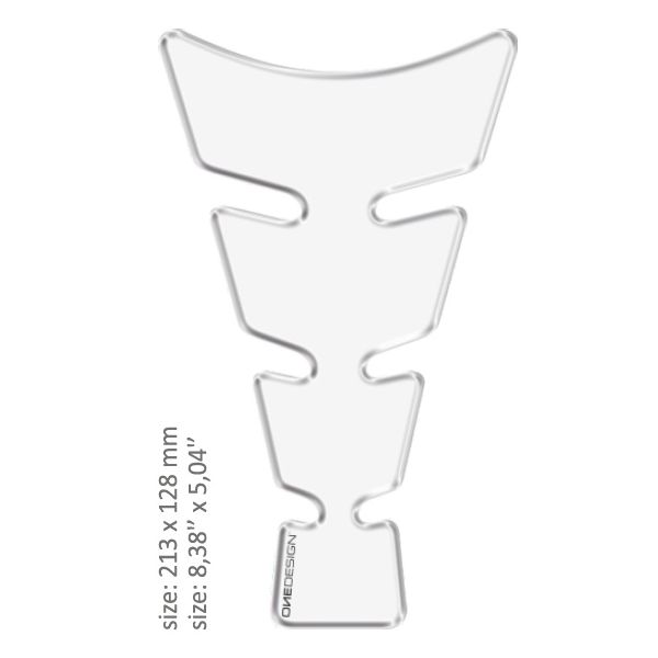 Motorcycle TankPads OneDesign Universal Tank Pad Gloss Transparent Resin/polyurethane Clear 43010510