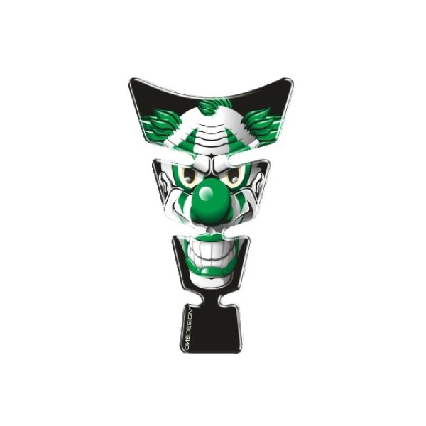 Motorcycle TankPads OneDesign Universal Tank Pad Gloss Green/white/red Italian Flag Design Green 43010516