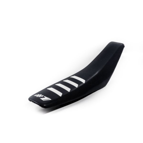 Sei si Huse Sa OneGripper Husa Sa Ribbed Black/White KTM EXC 300/HQV TE/TC 300/GAS EC 300