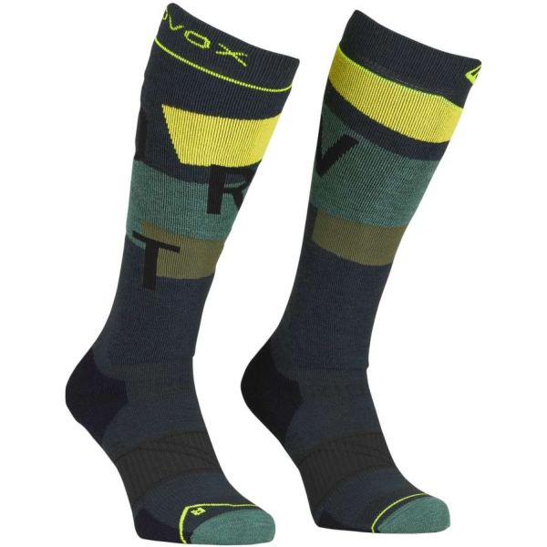 Sosete Snow Ortovox Sosete Merino Free Ride Long Cozy Black Steel