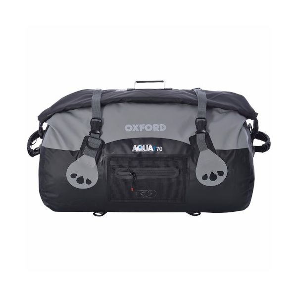 Road Bike Cases Oxford AQUA T-70 ROLL BAG - BLACK/GREY