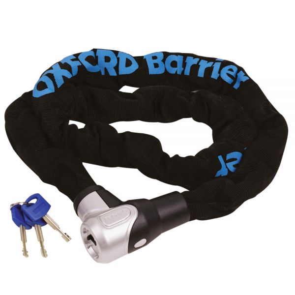 Anti theft Oxford BARRIER CHAINLOCK 1.5M BLACK SLEEVE