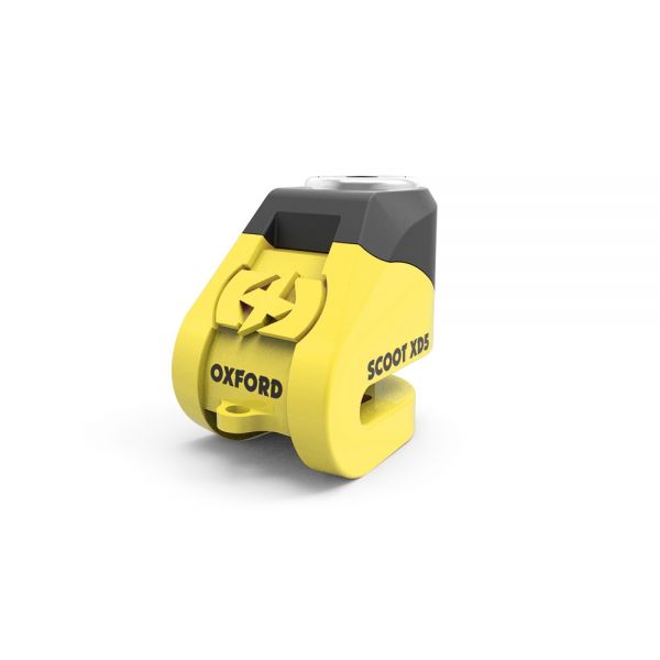 Anti theft Oxford SCOOT XD5 DISC LOCK (6mm PIN) YELLOW/BLACK