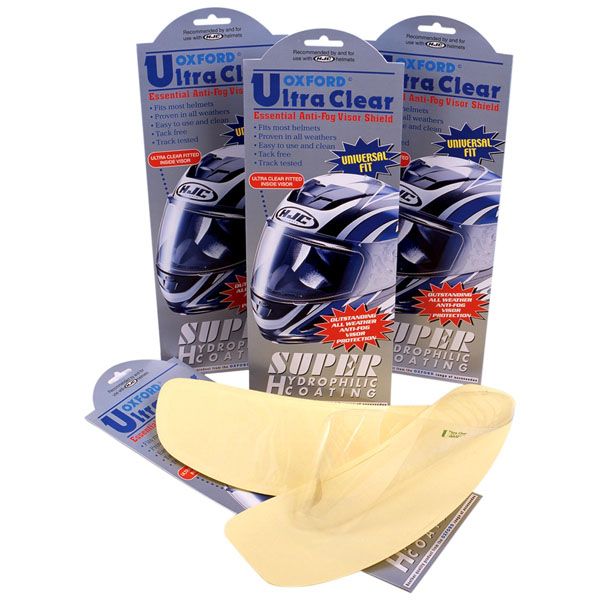 Helmet Accessories Oxford ULTRA CLEAR SHEILD - ANTI FOG FILM