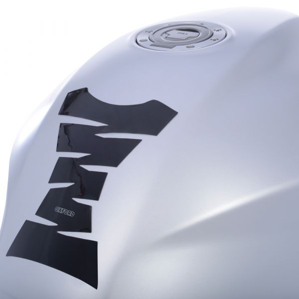 Motorcycle TankPads Oxford JAGGED TANK PAD - BLACK