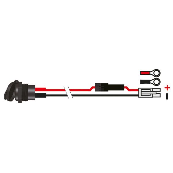  Oxford 12V DIN SOCKET & 10A FUSED LOOM