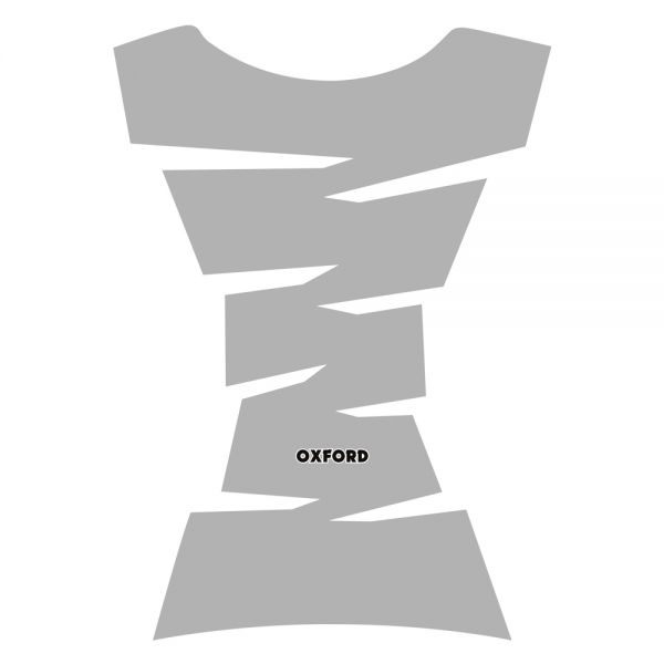  Oxford JAGGED TANK PAD - SILVER