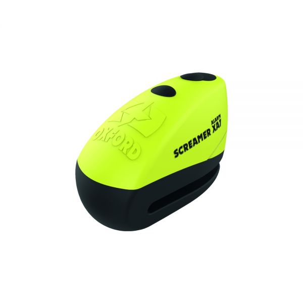 Anti theft Oxford SCREAMER XA7 ALARM DISC LOCK YELLOW/MATT BLACK