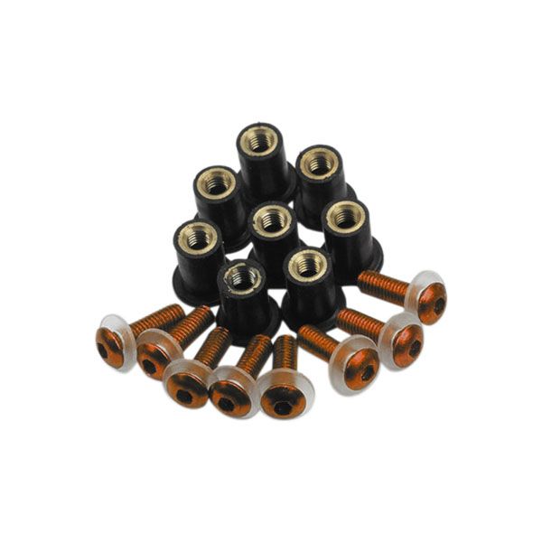 Various Accessories Oxford SCREEN SCREWS - BLACK 