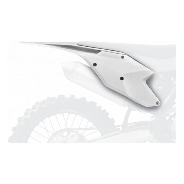 Plastics MX-Enduro Polisport Rear Fender KTM SX/SX-F 125/150/250 White 8556600008