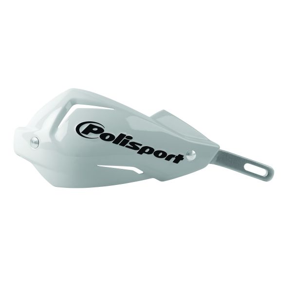 Handguards Polisport TOUQUET REPLACEMENT HANDGUARD PLASTIC + BOLTS WHITE