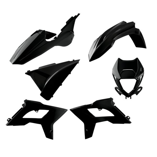 Plastice MX-Enduro Polisport Kit Plastice Beta RR 125/250/300 Black 91077