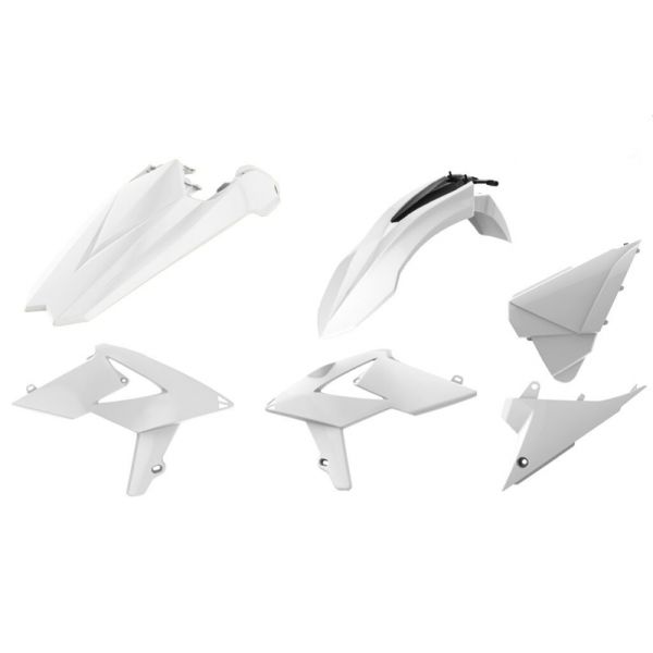Plastice MX-Enduro Polisport Kit Plastice Beta RR 125/250/300 White 90776